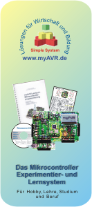 myAVR Flyer